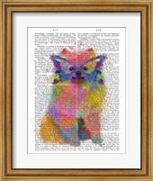 Rainbow Splash Pomeranian Fine Art Print