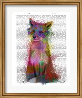 Rainbow Splash Fox 1 Fine Art Print