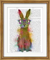 Rainbow Splash Rabbit 1 Fine Art Print