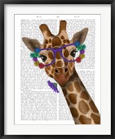 Chewing Giraffe 1 Fine Art Print