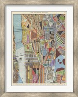 Modern Map of New York I Fine Art Print