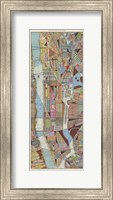 Modern Map of New York III Fine Art Print