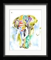 Smarty-Pants Elephant Framed Print