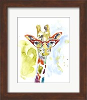 Smarty-Pants Giraffe Fine Art Print