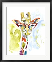 Smarty-Pants Giraffe Fine Art Print