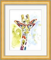 Smarty-Pants Giraffe Fine Art Print