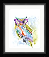 Smarty-Pants Owl Framed Print