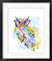 Smarty-Pants Owl Framed Print