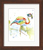 Smarty-Pants Flamingo Fine Art Print