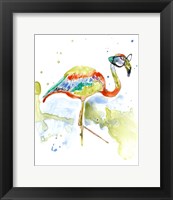 Smarty-Pants Flamingo Fine Art Print