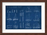 Sailing Infograph Fine Art Print
