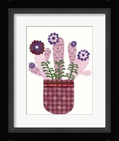 Cheerful Succulent III Framed Print