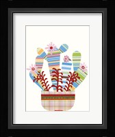 Cheerful Succulent VI Framed Print