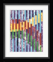 Quilted Monoprints II Framed Print