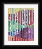 Quilted Monoprints III Framed Print