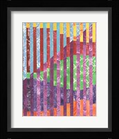 Quilted Monoprints IV Framed Print