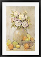 Still Life Study Flowers & Fruit II Fine Art Print