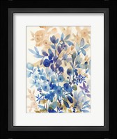 Blueberry Floral I Framed Print