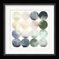 Pastel Hoops II Framed Print