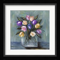 Mixed Pastel Bouquet II Framed Print