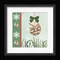 Christmas Coastal IV Framed Print
