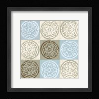 Blue Squared II Framed Print