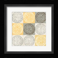 Yellow Squared II Framed Print