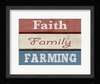 Farm Sentiment V Framed Print