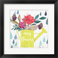 April Showers & May Flowers II Framed Print