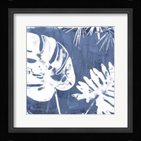 Tropical Indigo Impressions I Framed Print