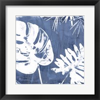 Tropical Indigo Impressions I Framed Print