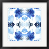 Blue Kaleidoscope I Framed Print