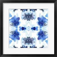 Blue Kaleidoscope II Framed Print