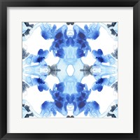 Blue Kaleidoscope III Framed Print