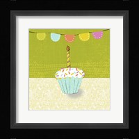 Retro Birthday III Framed Print