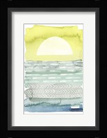 Sunrise Sea I Framed Print