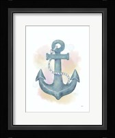 Watercolor Anchor Framed Print