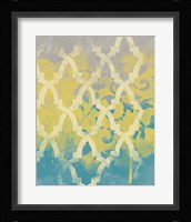 Yellow in the Middle I Framed Print