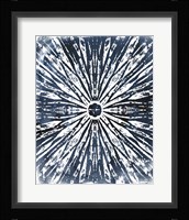 Indigo Ink Motif I Framed Print