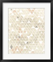 Pattern Intersect II Framed Print