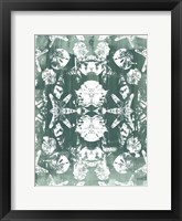 Sea Green Kaleidoscope II Framed Print