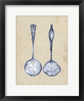 Antique Utensils IV Framed Print