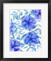 Midnight Flowers I Framed Print