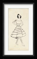 Fashion Glimpse II Framed Print