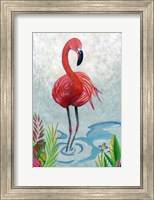 Vivid Flamingo II Fine Art Print