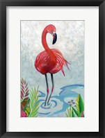 Vivid Flamingo II Fine Art Print