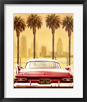 Plymouth Savoy With Palms Fine Art Print