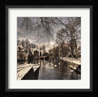 Bruges In Christmas Dress Fine Art Print