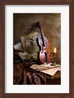 Still Life With Violin Fine Art Print