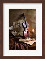 Still Life With Violin Fine Art Print